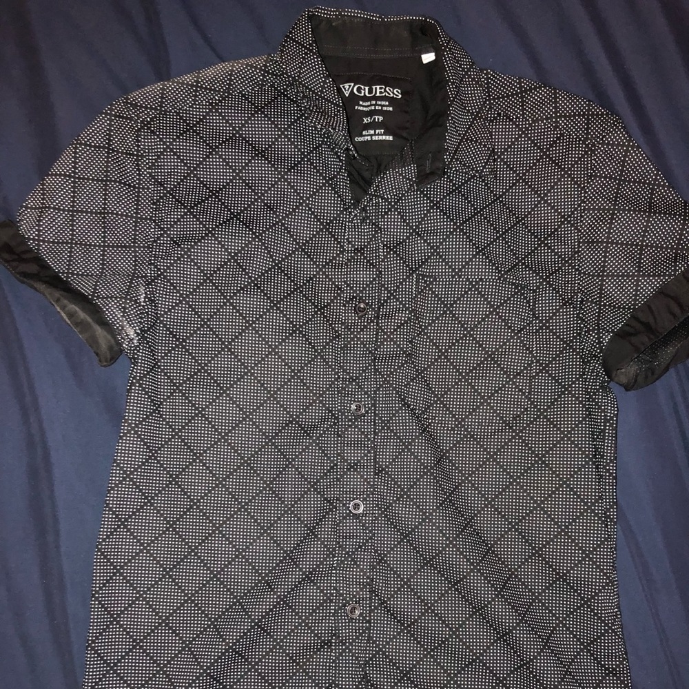 [Guess] Short Sleeve Button Up Shirt